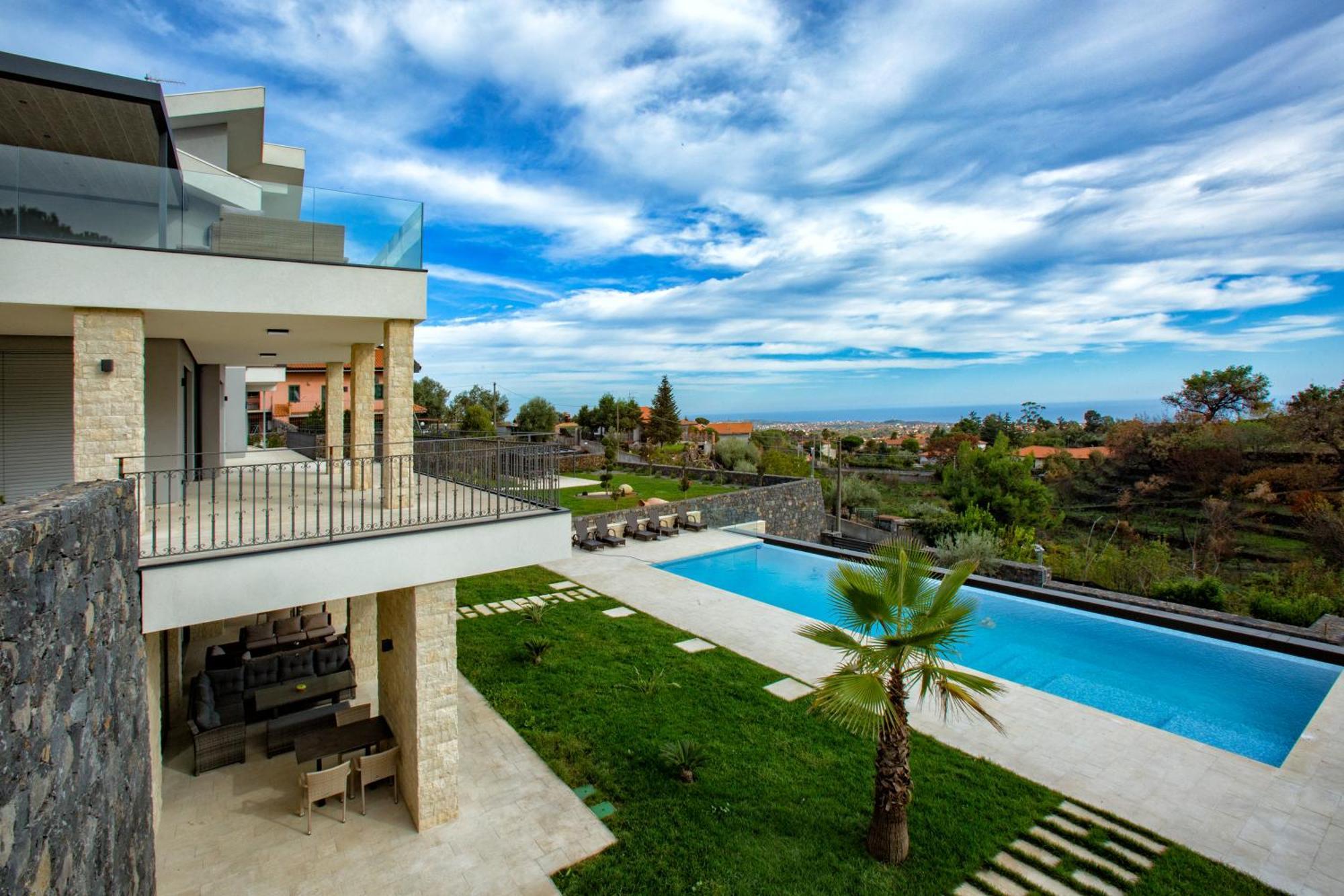 Villa Rita Pool & Spa Mascalucia Exteriör bild